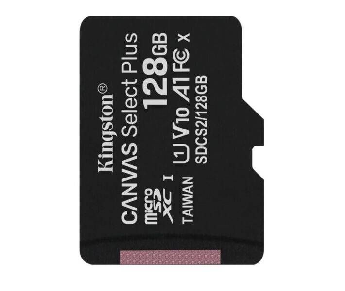 Xiaomi | Карта памяти Kingston 128GB microSDXC Canvas Select Plus 100R A1 C10 + SD адаптер (SDCS2/128GB) 773741 фото