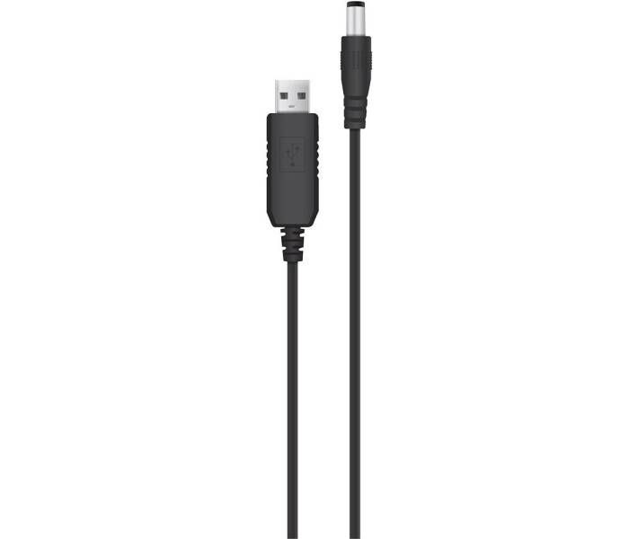 Xiaomi | Кабель живлення ACCLAB USB to DC, 5,5 х2, 1 мм, 12V, 1A Black 773774 фото