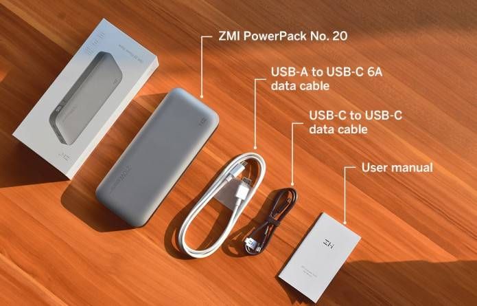 Xiaomi | Power Bank ZMI NO. 20 Model 25000 mAh 210W BACKUP BATTERY (QB826G) 773576 фото