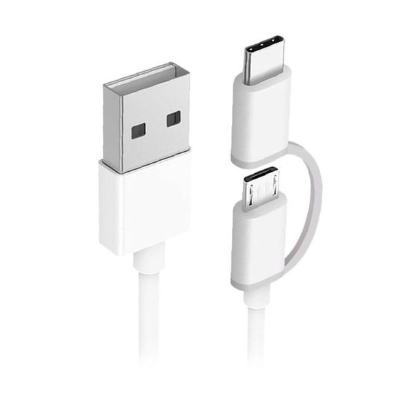 Xiaomi | Кабель Xiaomi Mi 2in1 USB Cable micro/type-c 1м White 773010 фото