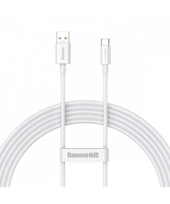 Xiaomi | Кабель Baseus Superior Series (SUPERVOOC) Fast Charging Data Cable USB to Type-C 65W 2m (CAYS001002) White 773898 фото