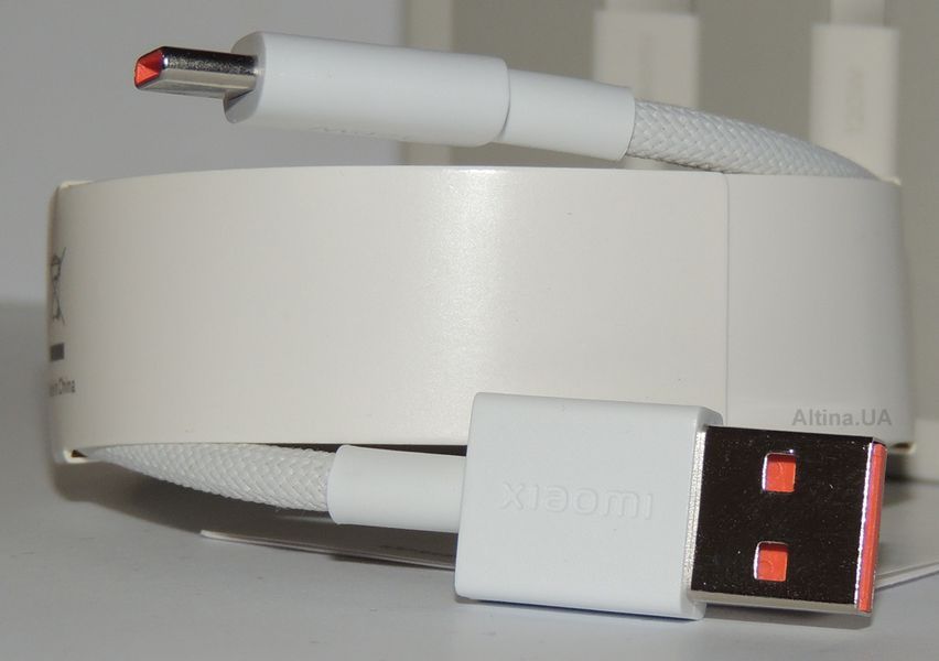 Xiaomi | Кабель Xiaomi USB-A на USB-C Braided Turbo 6A 120W, 1m (Original) 774072 фото