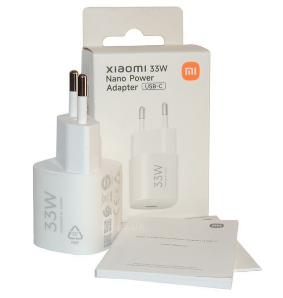 Xiaomi | Зарядний пристрій Xiaomi 33W Nano Type-C (BHR087LEU) 774075 фото