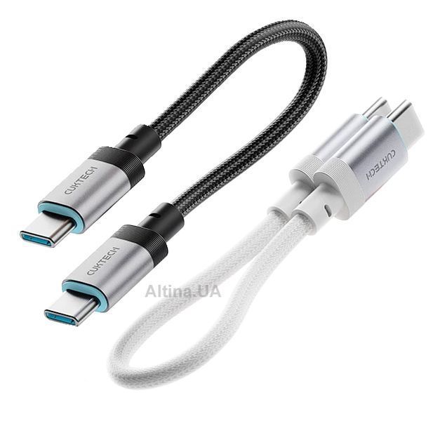 Xiaomi | Кабель CUKTECH Type-C/Type-C 6A 240W MAX 15см 774127 фото
