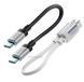 Xiaomi | Кабель CUKTECH Type-C/Type-C 6A 240W MAX 15см 774127 фото 2