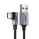 Xiaomi | Кабель UGREEN US284 Right Angle USB-A to USB-C Cable 3m (Space Gray) 774093 фото 1
