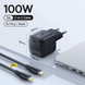Xiaomi | Комплект зарядного Baseus EnerFill FH22 Fast Charger 100W з кабелем 1м Original 774160 фото 2