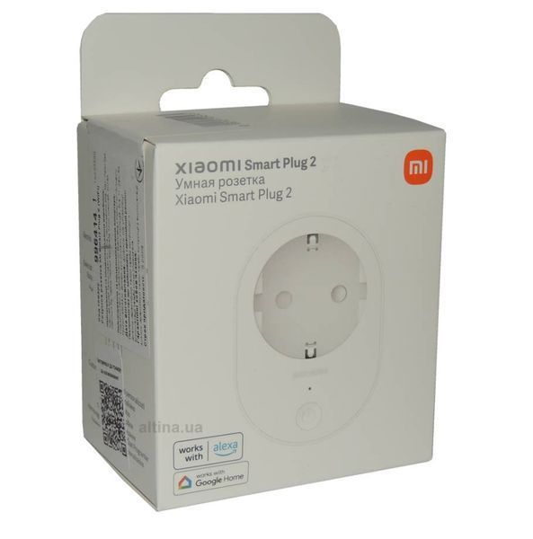 Xiaomi | Розумна розетка Xiaomi Mi Smart Plug 2 Wi-Fi (BHR6868EU / ZNCZ302KK) 773875 фото