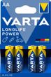 Батарейка Varta AA bat Alkaline 4шт HIGH ENERGY (04906121414)